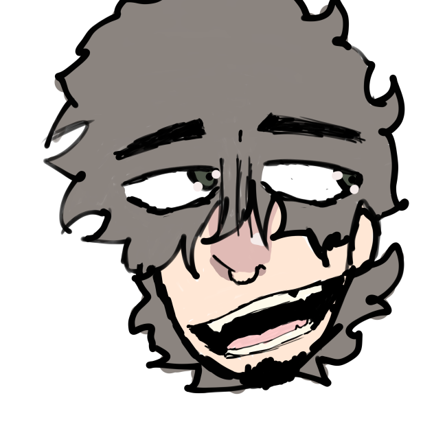A doodle and face practice