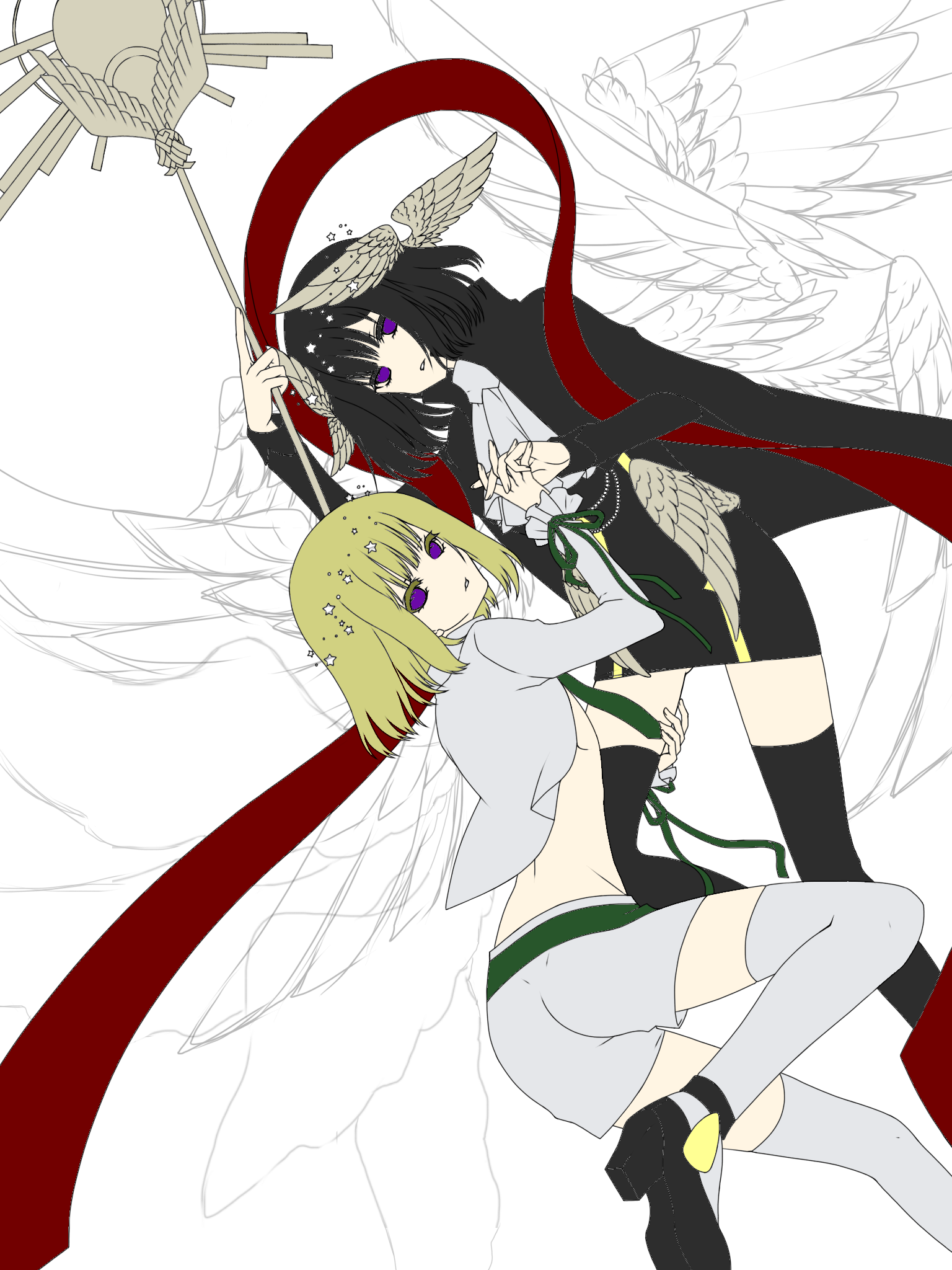 ルシェと黒ルシェ ibisPaint