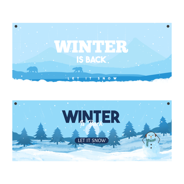 Winter Decor Set