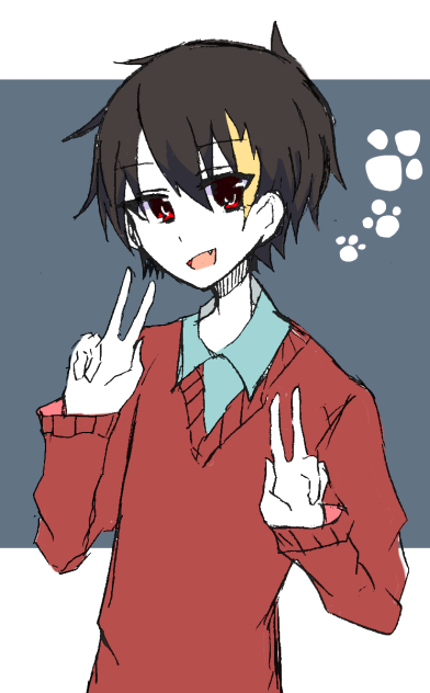 ヨーキー落書き