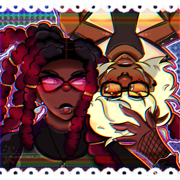 Mammon x Ayaka 💛🩷 🕶️