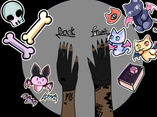 Tattooed hands