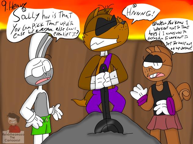 Inktober 2025 day 9 heavy