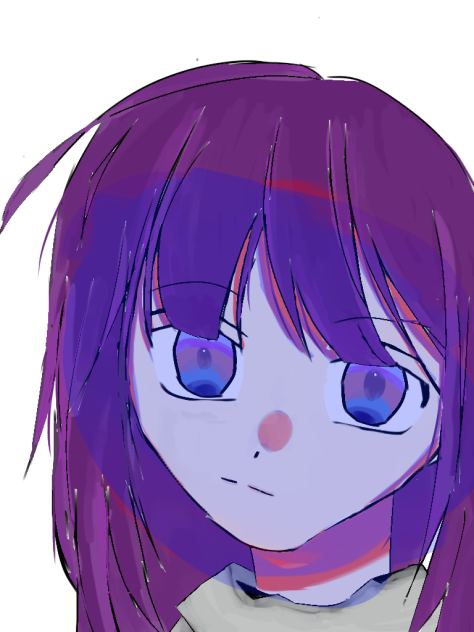 purple girl