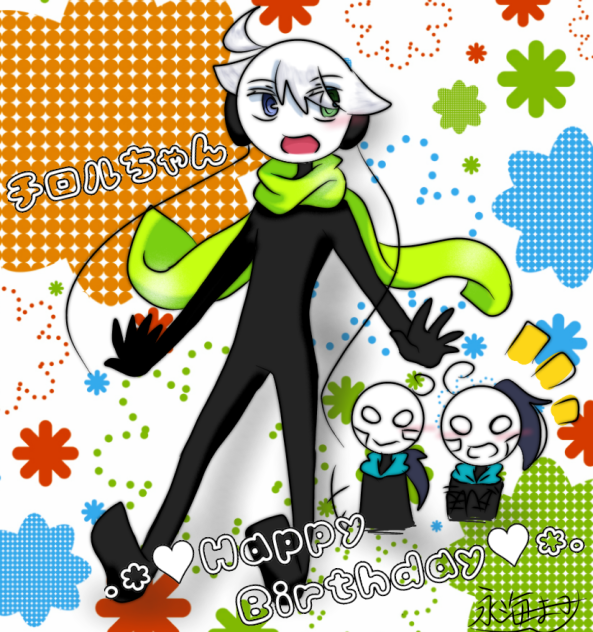 フォロワーさんの誕生日イラスト