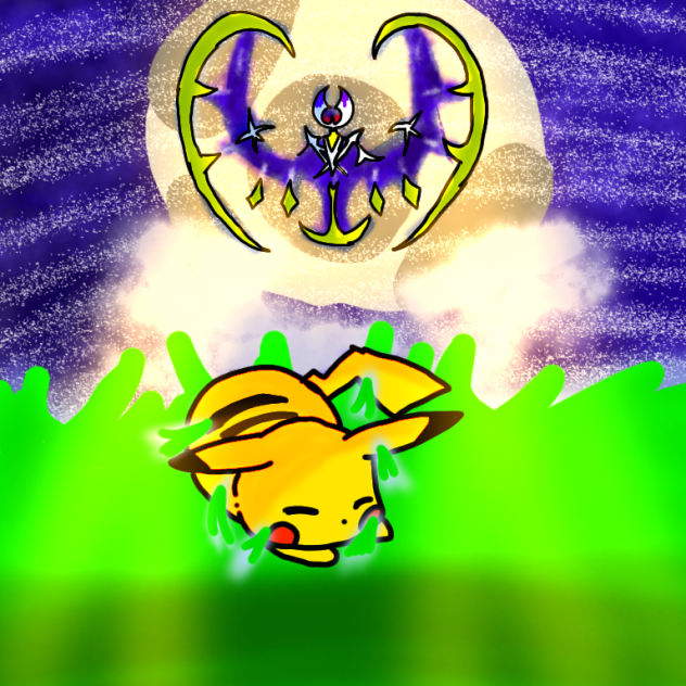 The night in the Alola region