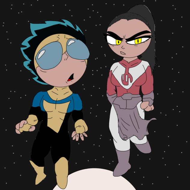 Invincible and Fem Thragg