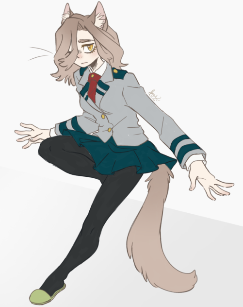Hotaru in uniform