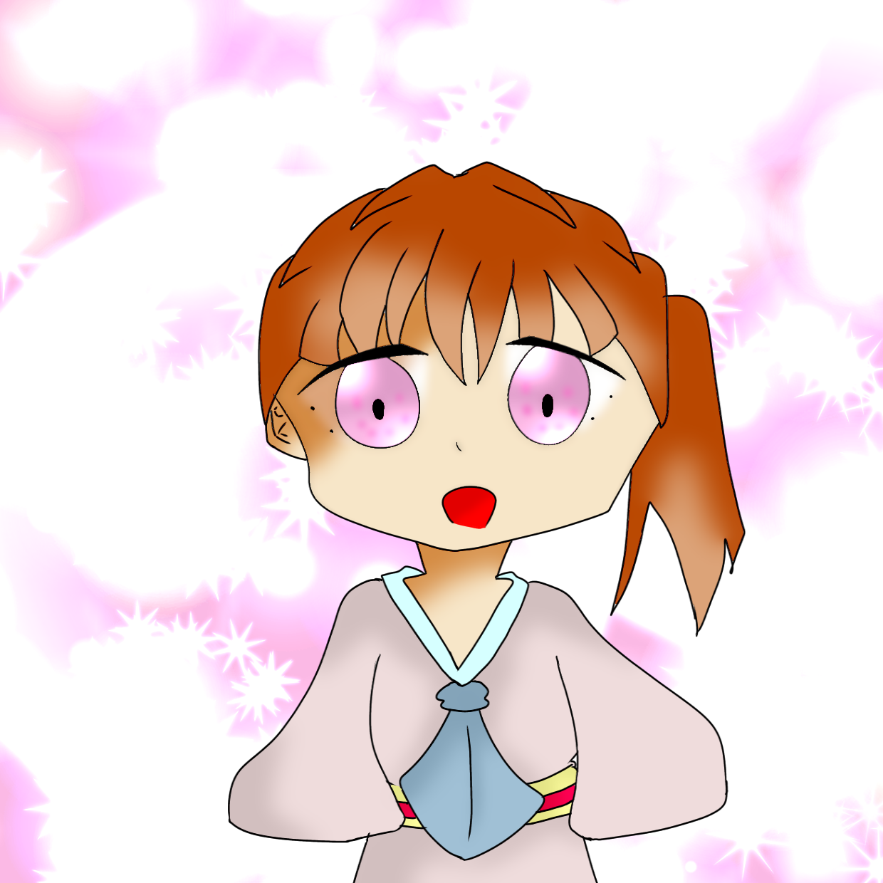 可愛い幽霊 Ibispaint