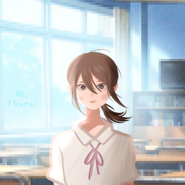 “In front of you”