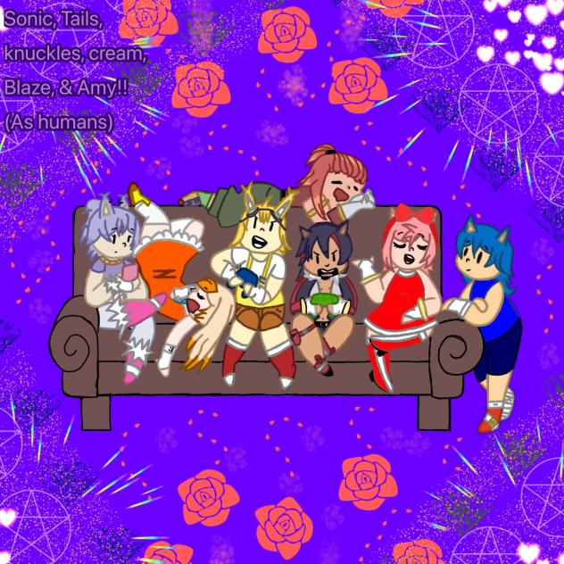 Sonic & the gang hang!