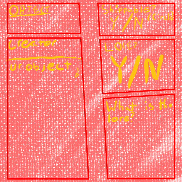CHARACTER SHEETS
