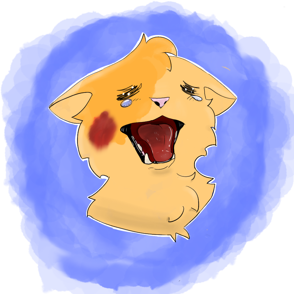 Sad cat - ibisPaint