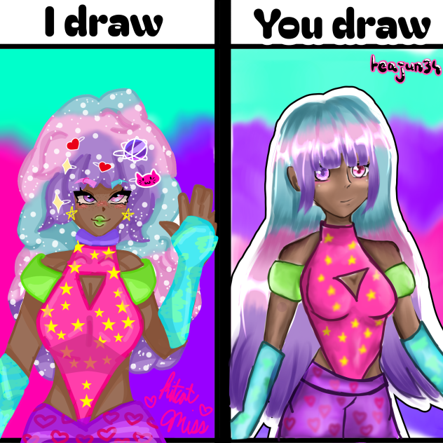 You draw I draw