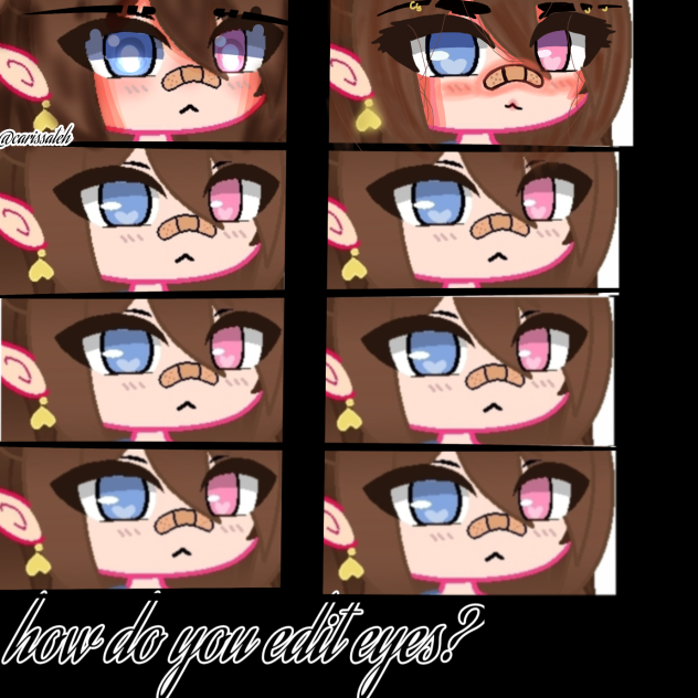 How do you edit eyes❓