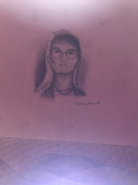 Dave Bayley sketch that I drew on paper
