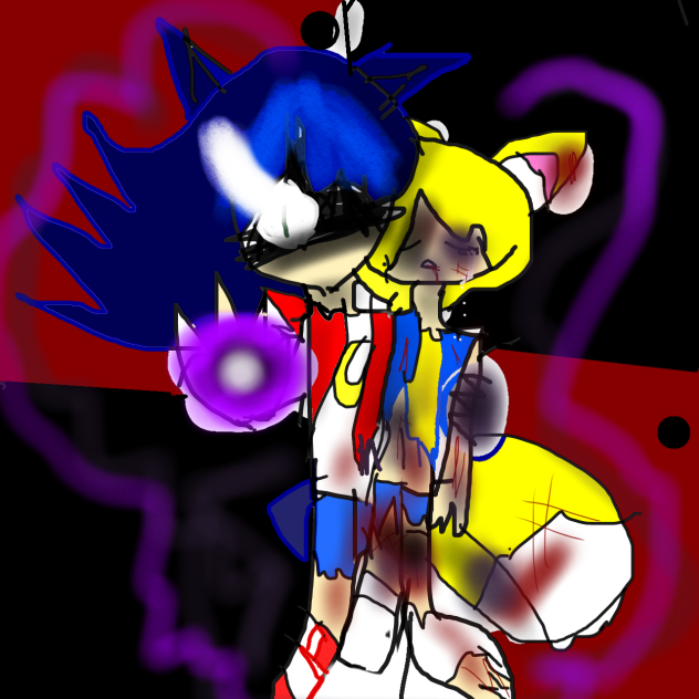 dark sonic and tails DON'T TOUCH HIM