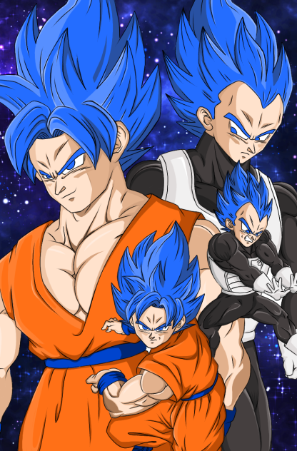 Goku and Vegeta