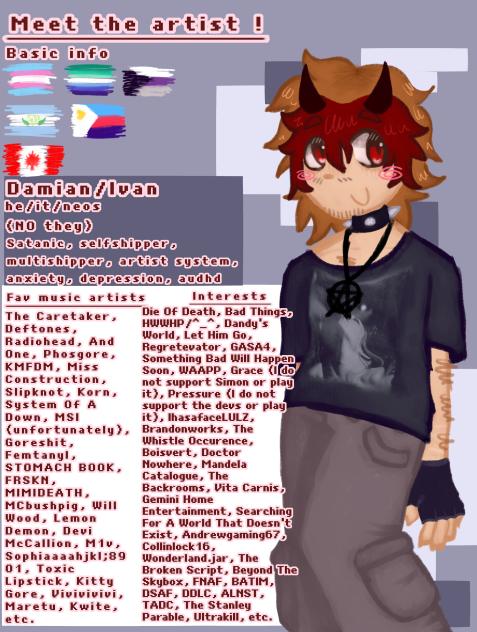 Meet the artist ┃ Intro post !!