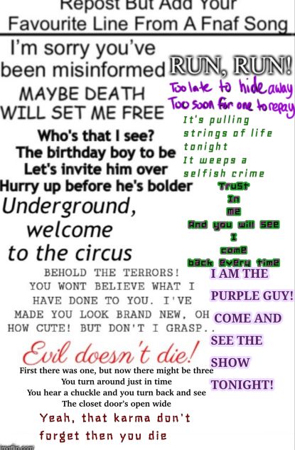 Fnaf line collab