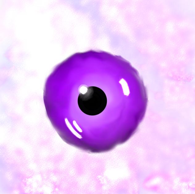 Big glowing purple eye lol