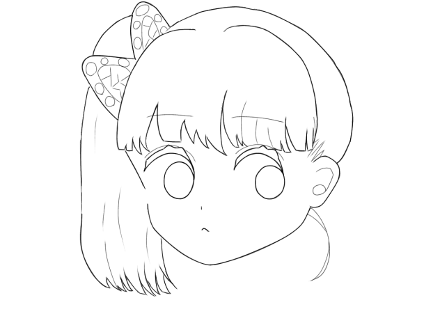 かなを 線画