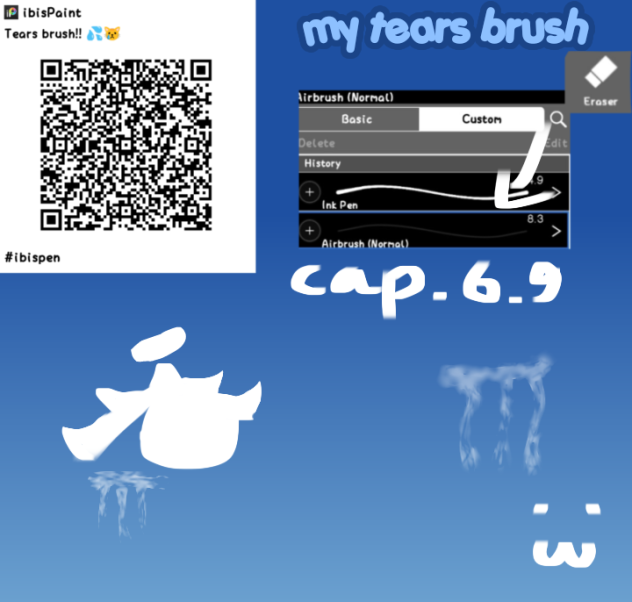 Tears brush by me!!! 💦🖌️