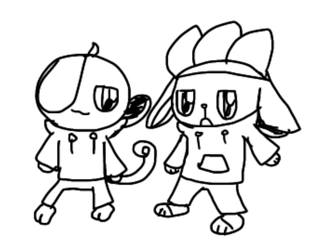 ジメレオンとラビフット