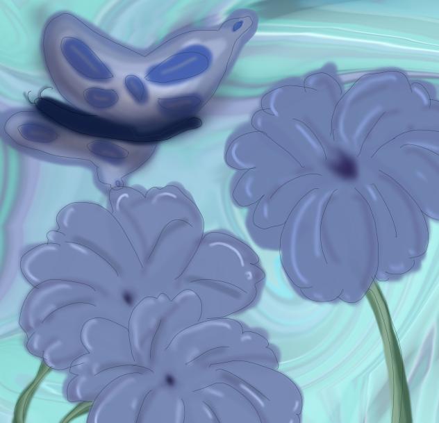Flowers🪻🫐💙🩵💙🩵💙🩵