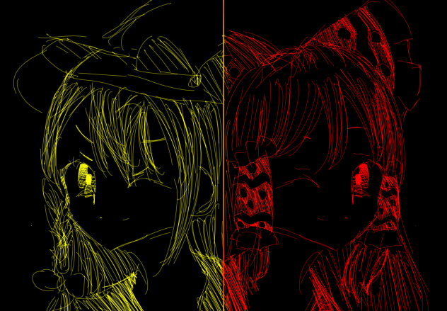 れいまりスクラッチアート！