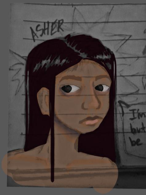 stylised portrait - UNFINISHED