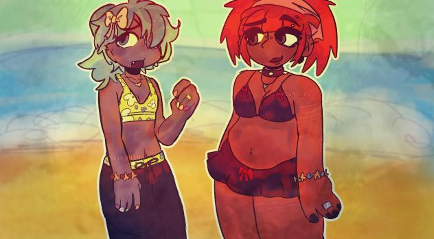 Beach Date - BFDI OC x Cannon