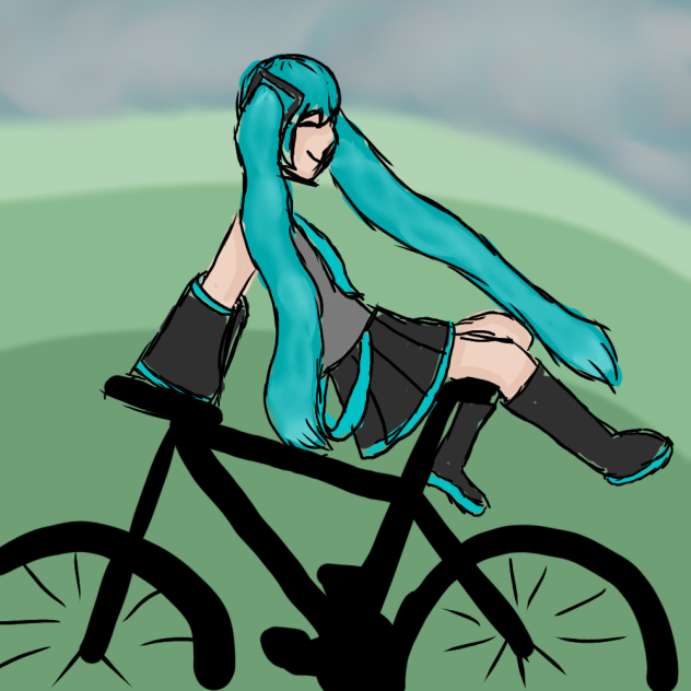 Miku in Tour de France