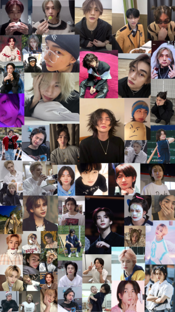 Hyunjin wallpaper collage ❤