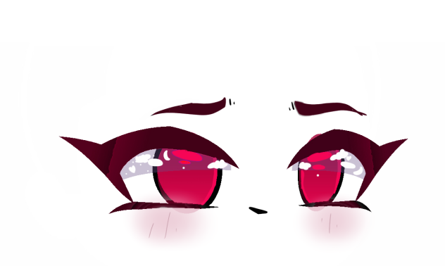 Ojos gacha editados mal