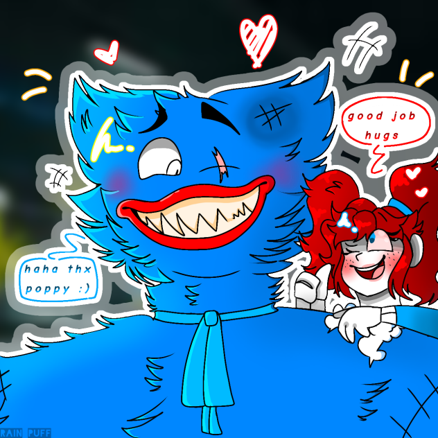 huggy and poppy's redesign