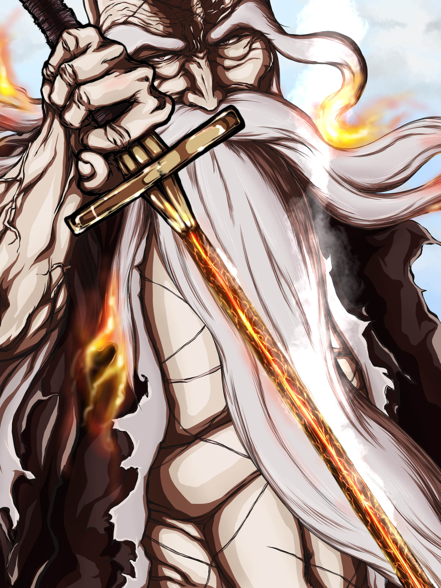 山本 元柳斎 重國 Ibispaint