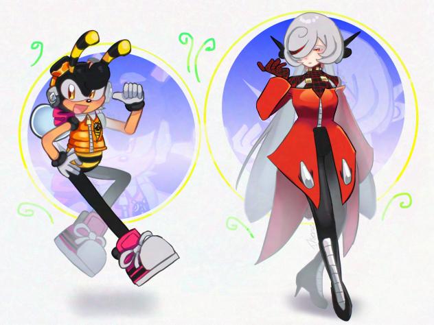 Timeskip Charmy Bee and Sage (red)
