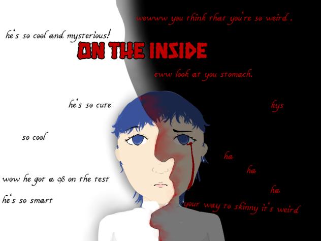 on the inside