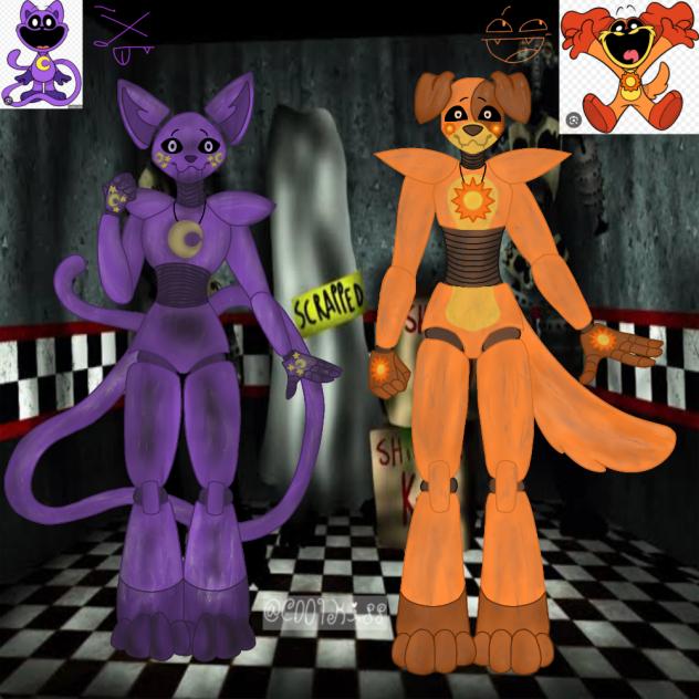 🌙CatNap and DogDay☀️ as animatronics!✨