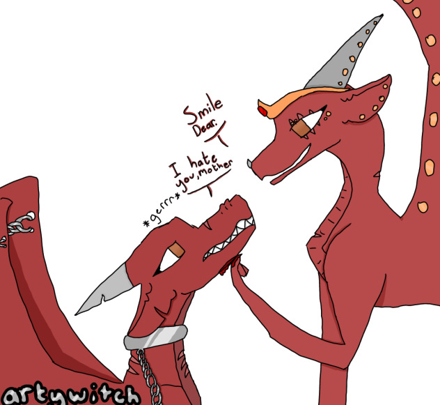 Queen Slit and her daughter