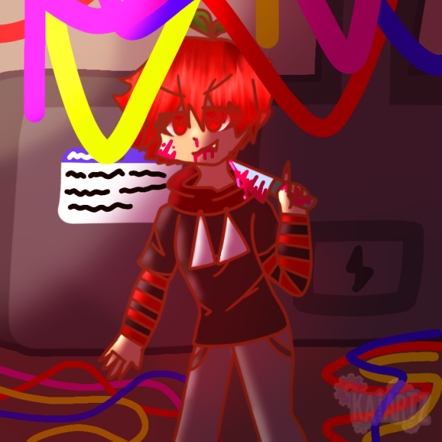strawberry  》among us oc