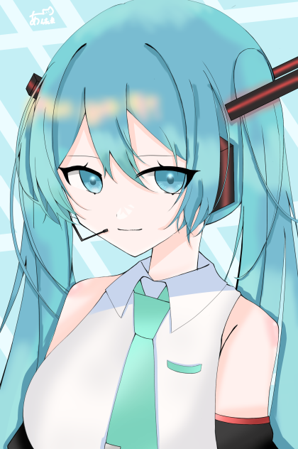67 すいとう様の線画を塗らさせていただきました！