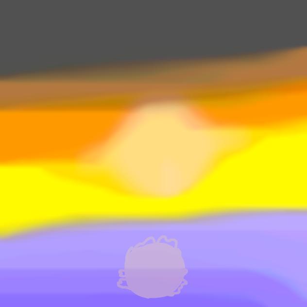 the sunset 🌇 😍 ️ 💖 ♥️ 💛 🌇 - ibisPaint