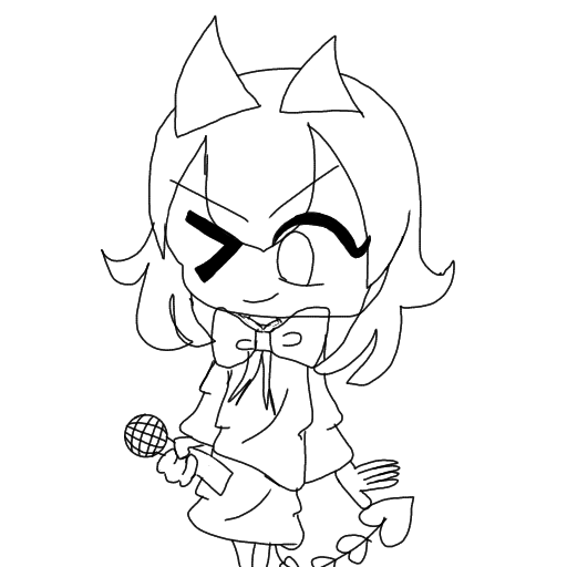 オリキャラの塗り絵