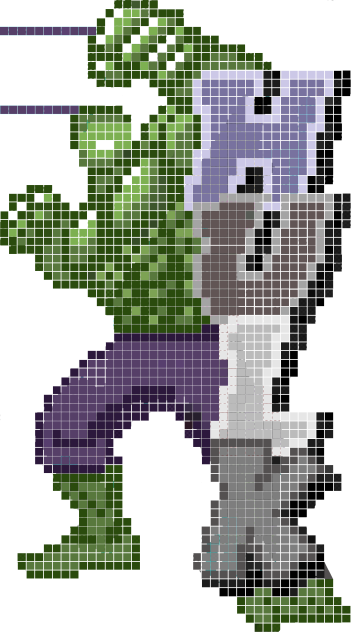 Hulk Graphgan pre-pattern edit - ibisPaint