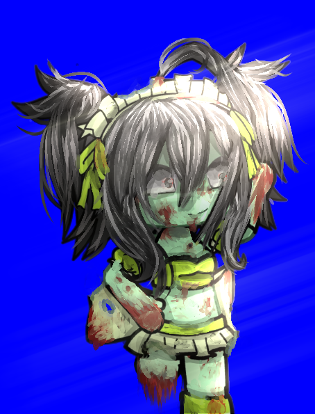 zombie girl - ibisPaint