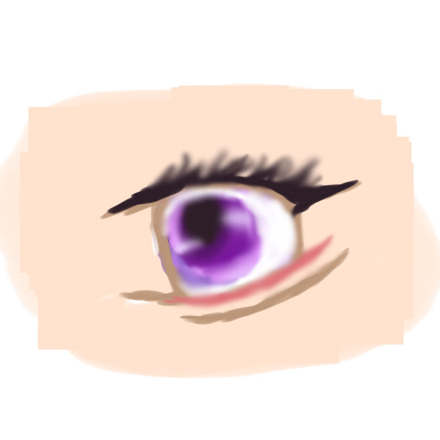 I drew a eye UwU