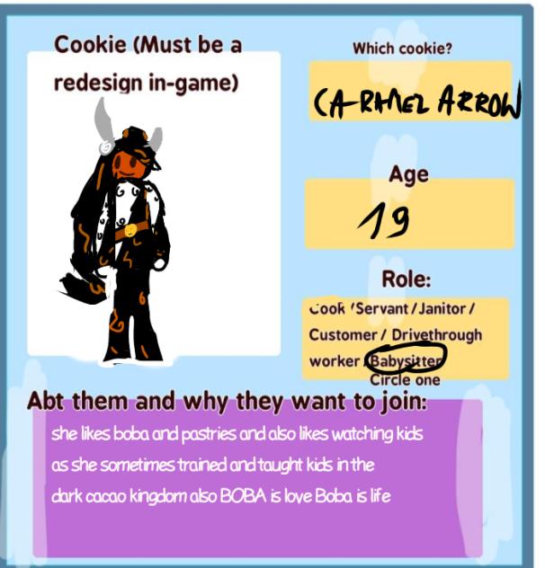 Caramel Arrow Cookie