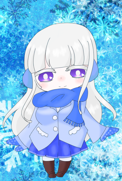 年賀状イラスト(LINE1人)